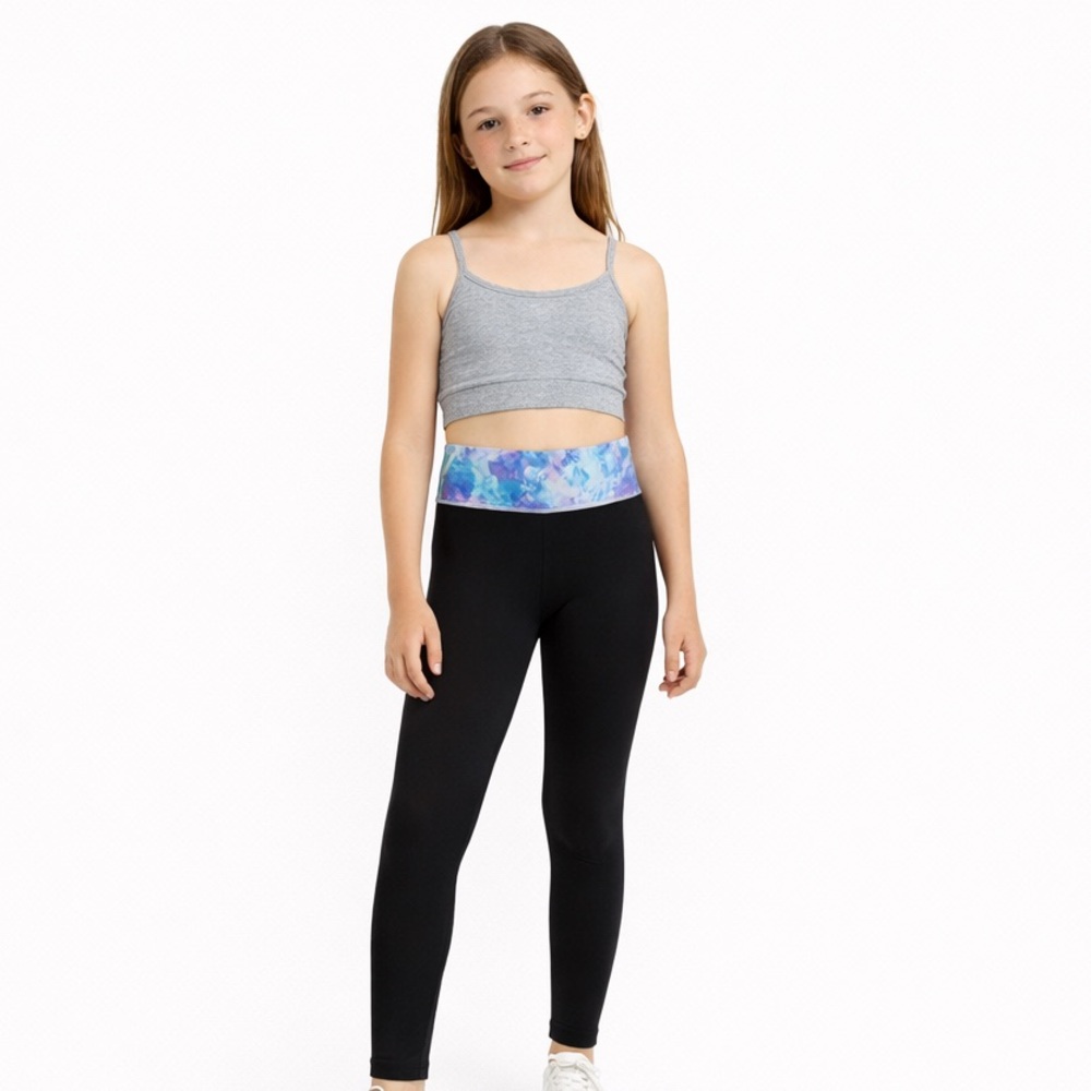 Iviva by Lululemon Girl Sz 10 (Medium) Capri Pants ~Black~